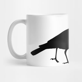 Starling Bird Silhouette Black Bird Mug